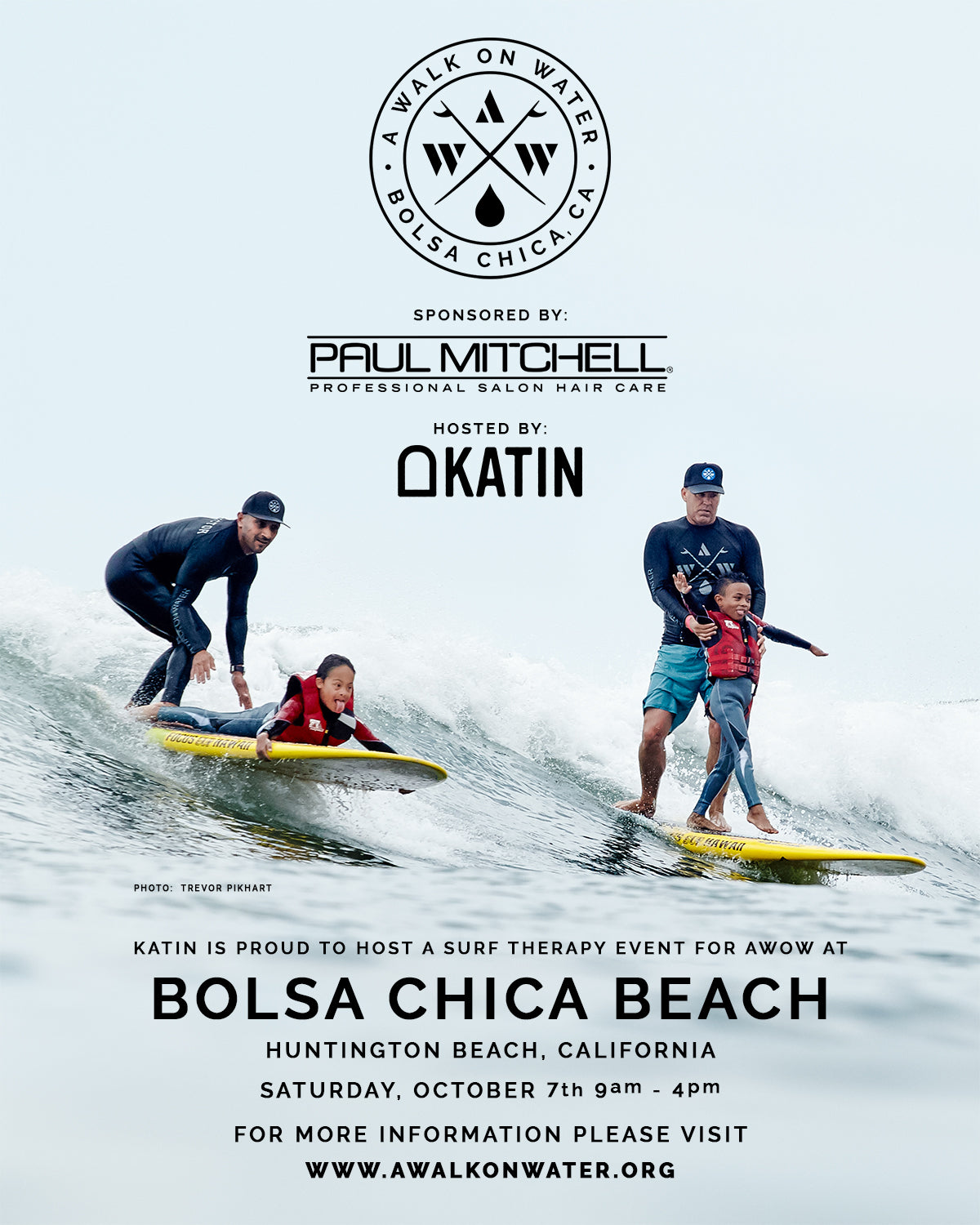 Katin Hosts A Walk On Water Surf Therapy Event In Bolsa Chica For Third Year!