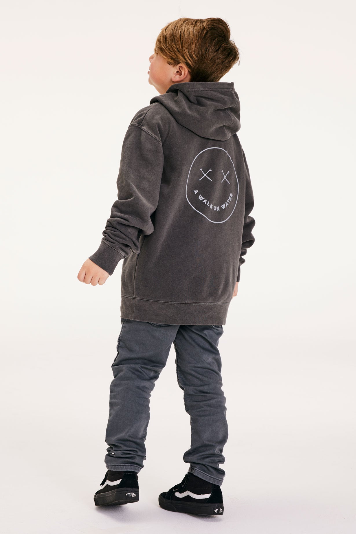YOUTH AWOW HAPPY FACE HOODIE